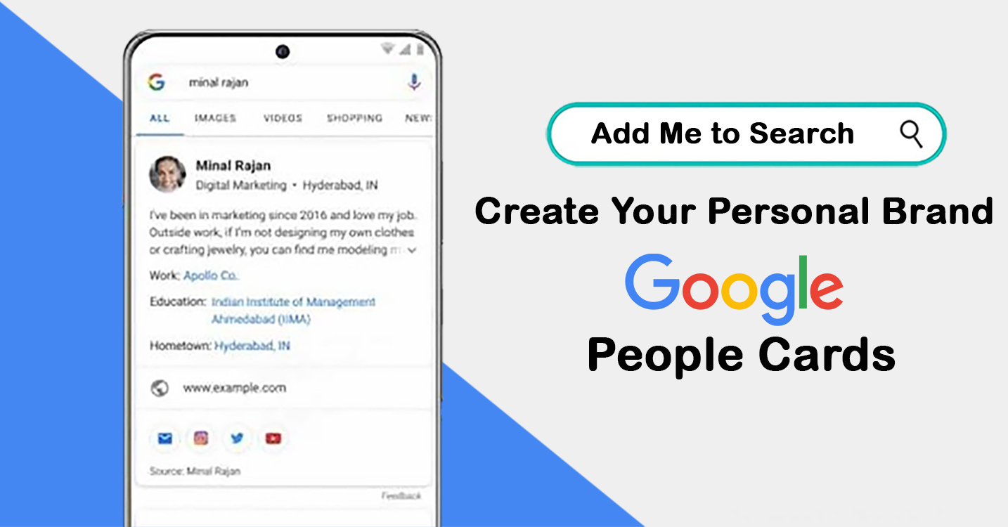Add me to search : How to create Google people card