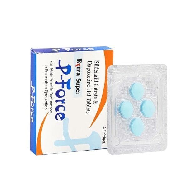 EXTRA SUPER P FORCE 100MG (SILDENAFIL/DAPOXETINE) - Medzcure