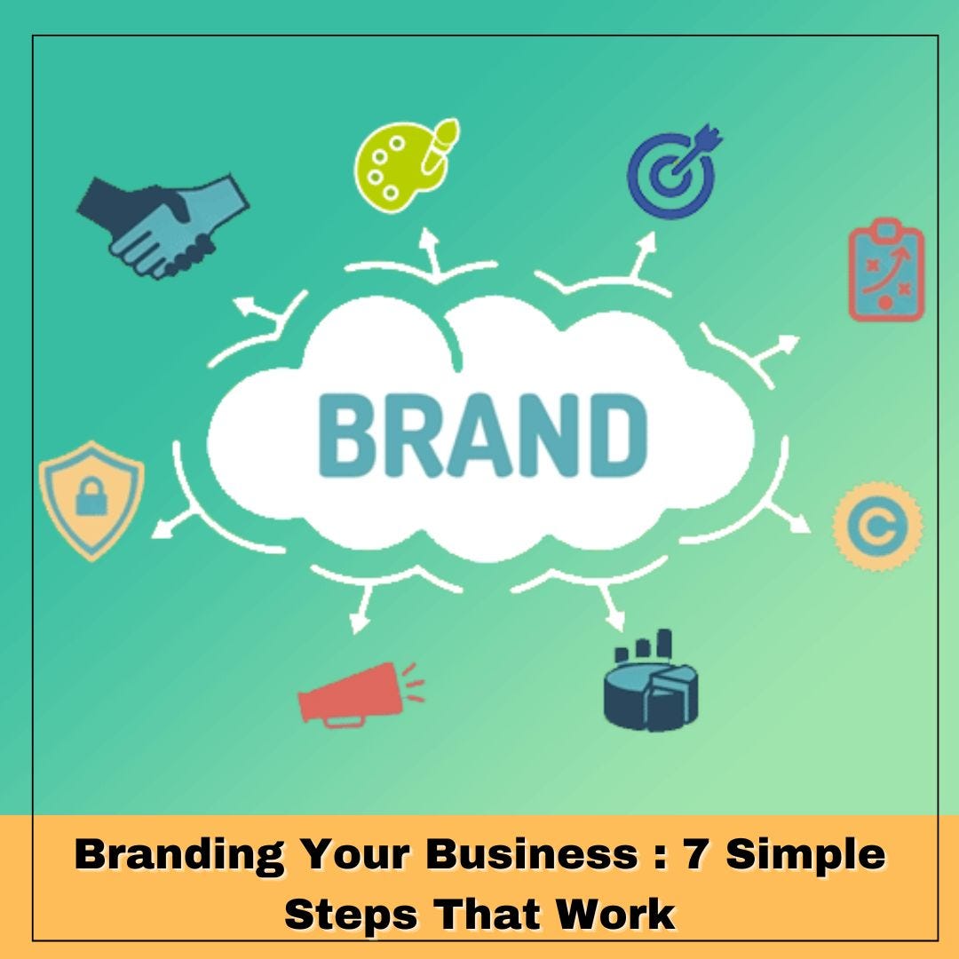 Branding Your Business: 7 Simple Steps That Work | by Spy addisplay | Mar, 2023 | Medium