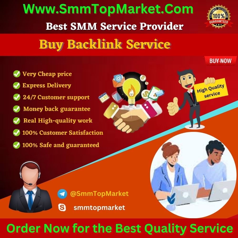 Buy Backlink Service - SmmTopMarket