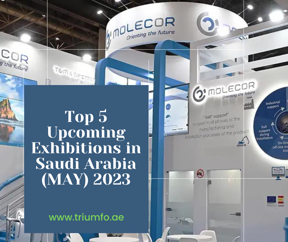 Top 5 Upcoming Exhibitions in Saudi Arabia (MAY) 2023