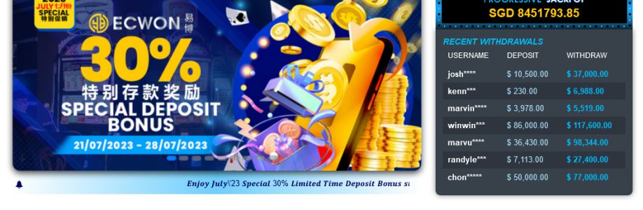 Singapore Best Real Money Online Casino Games at ECwonsg2 Cover Image
