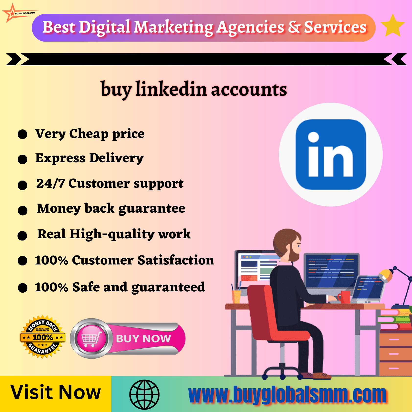 buy linkedin accounts-100% full verified account,and cheap..