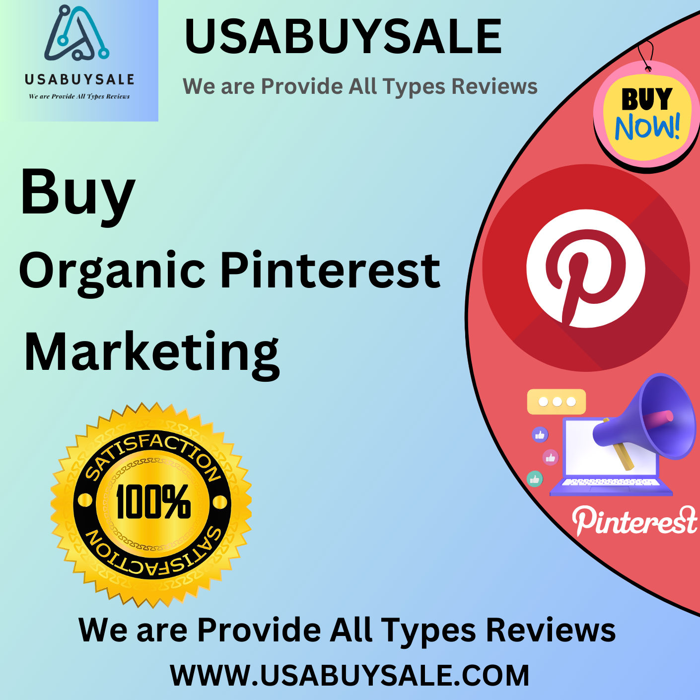 Organic Pinterest Marketing - 100% Preminum Service