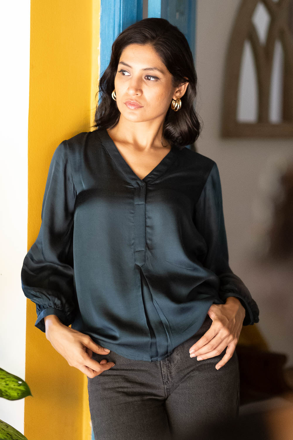 Discover Satin Sophistication: Creatures of Habit's Women's Shirts