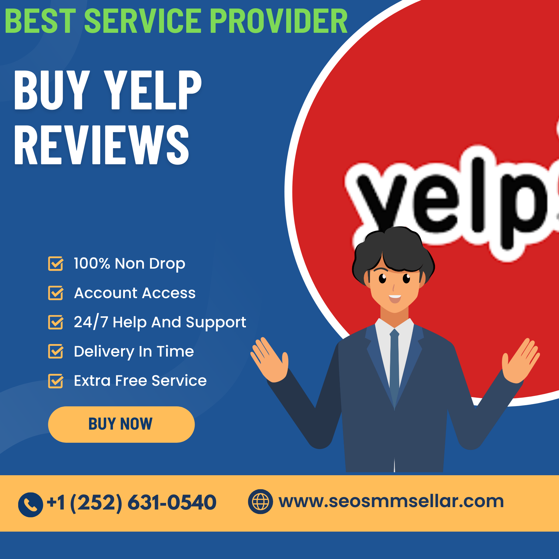 Buy Yelp Reviews - SEO SMM SELLAR