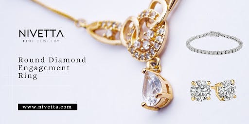 Round Diamond Engagement Ring | Nivetta Jewelry - Nivetta Jewelry - Medium