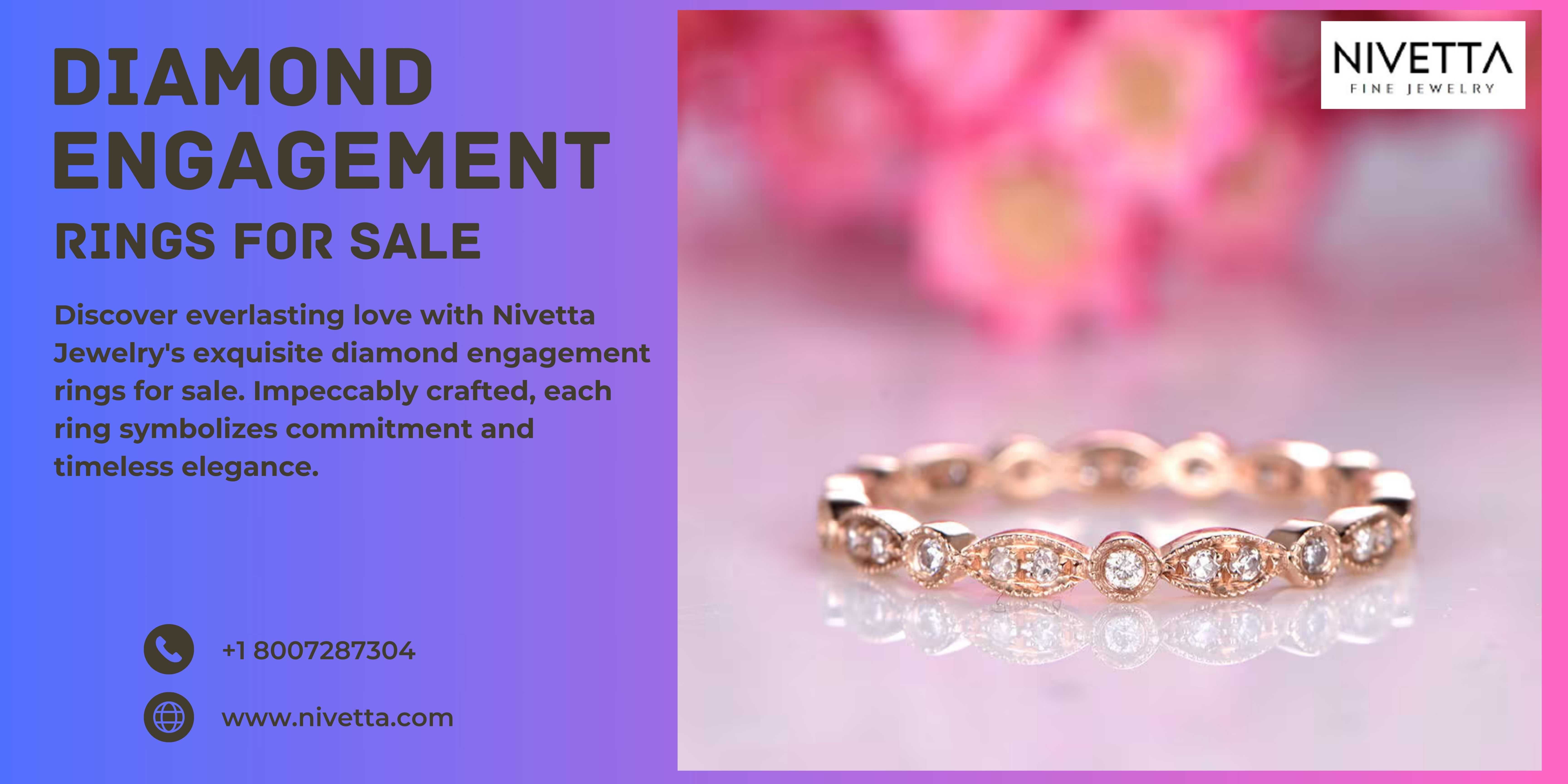 Diamond Engagement Rings for Sale - Nivetta Jewelry - easyfie