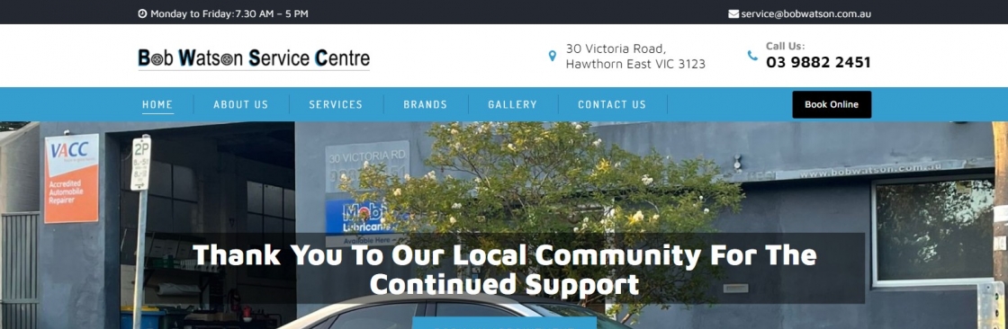 Bob Watson Service Centre Cover Image