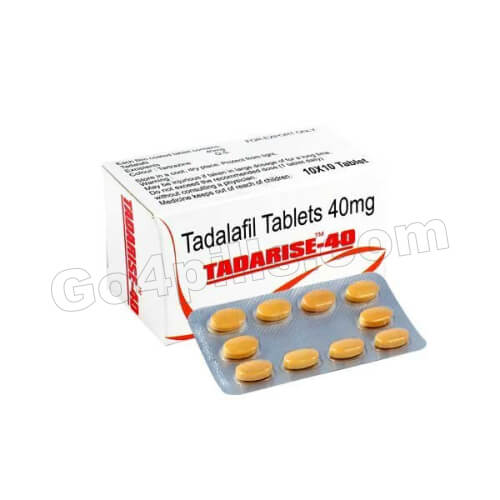 Tadarise 40 Mg (Oral Route) | Tadalafil (Cialis) | ED Pill