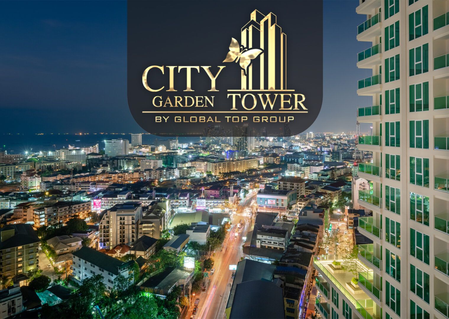 City Garden Tower Sea View Condo for Sale in Pattaya