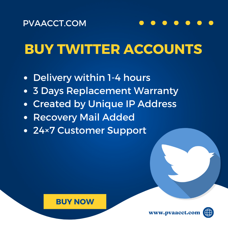 Buy Twitter Accounts - NEW/OLD 100% Safe & Secure