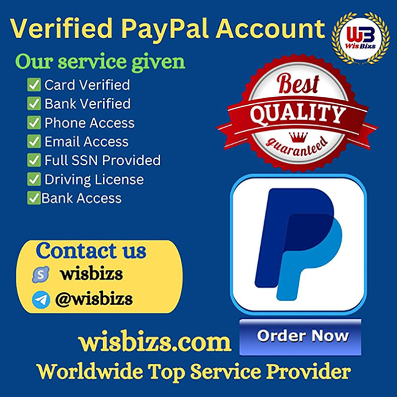Buy Verified PayPal Accounts - 100%Verified and Safe Account