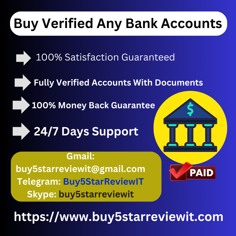 Buy Verified Any Bank Accounts - Buy 5 Star Review IT