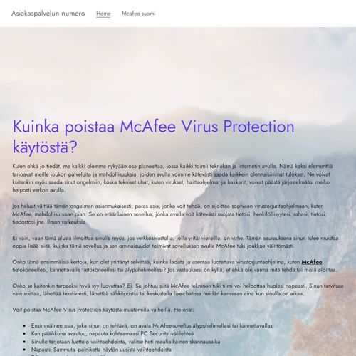 Mcafee suomi | armisantala.website3.me