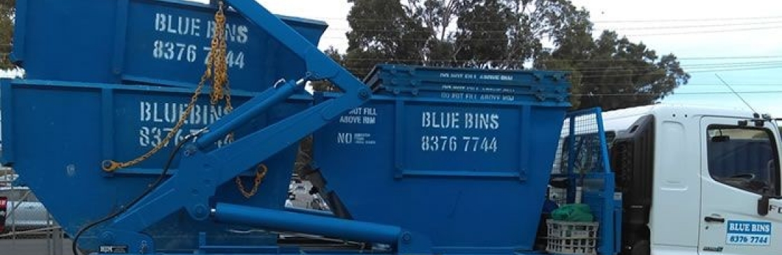 Blue Bins Cover Image