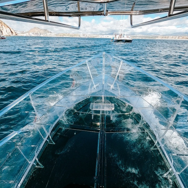 Clear boat tour in Turks and Caicos