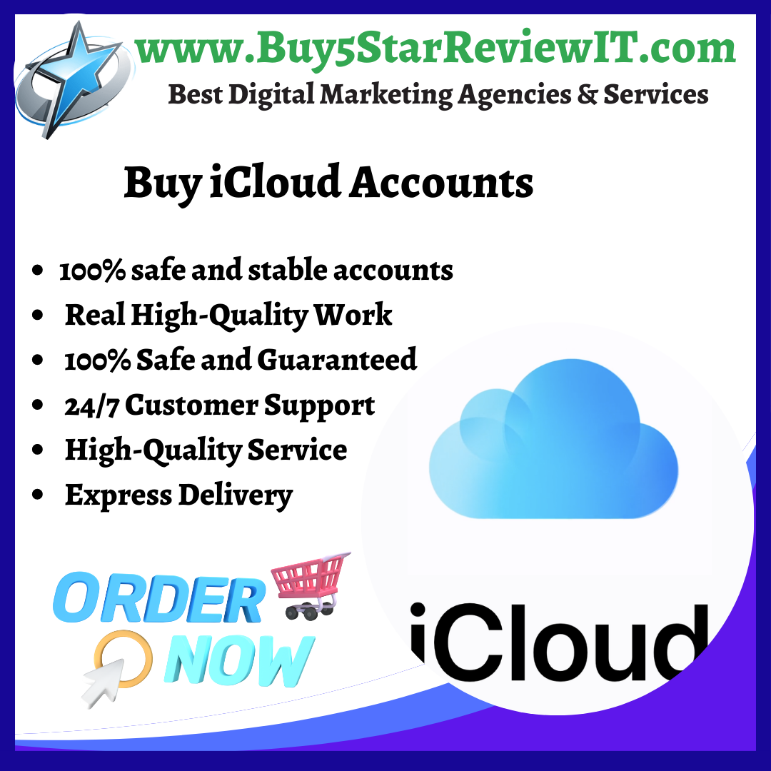 Buy iCloud Accounts - Buy5StarReviewIT