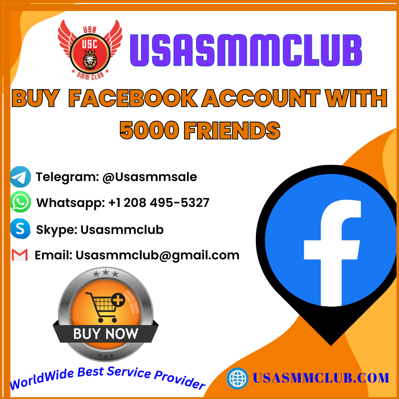 Buy Facebook Account with 5000 Friends - Best Accounts.
