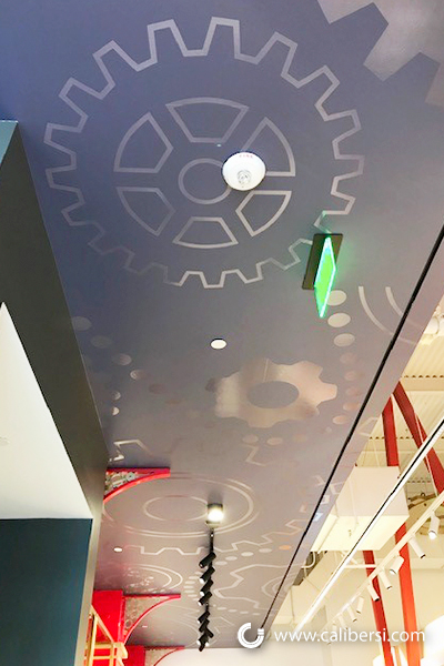 Elevate Your Space with Eye-Catching Ceiling Signs