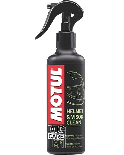 Keep Your Helmet Spotless with Motul M1 Helmet and Visor Cleaner