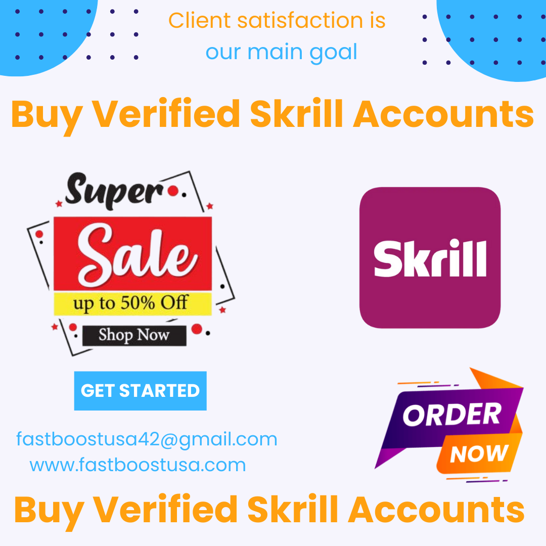 Buy Verified Skrill Accounts | Secure Online Payments