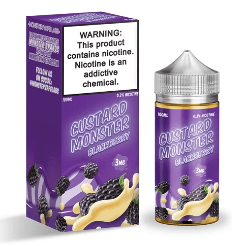 Blackberry - Custard Monster E-Liquid | Shop Vape Flavor