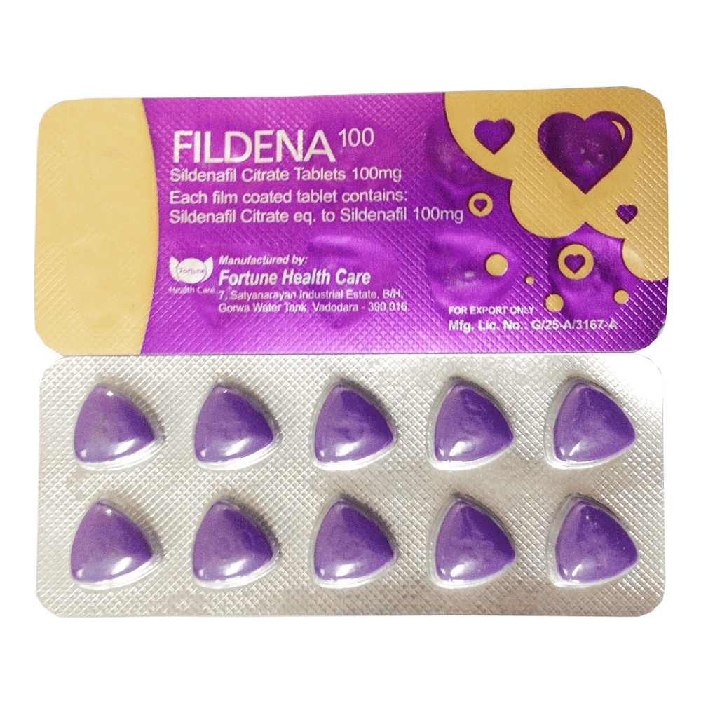 Buy Online FILDENA 100 MG Tablets ~ My Med Shop