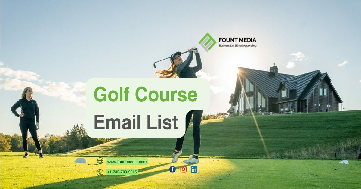 Golf Course Email List | Golf Course Mailing List USA