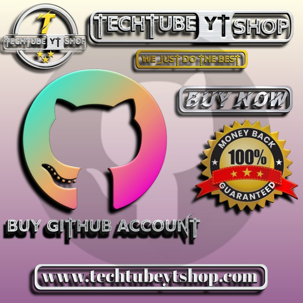 Buy GitHub Account - techtubeytshop.com