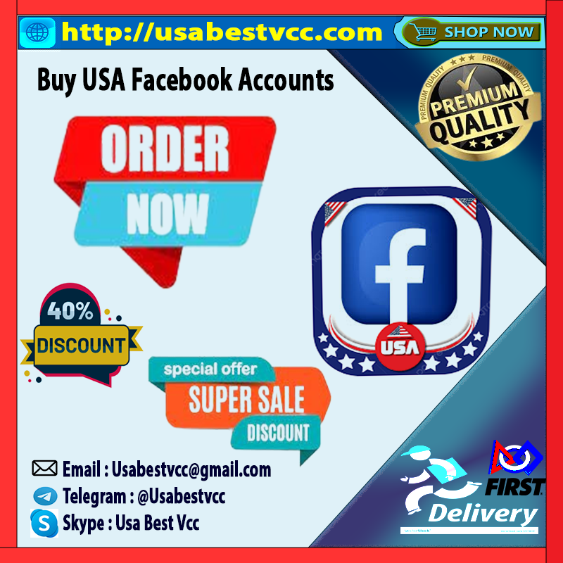 Buy USA Facebook Accounts - 100% USA Verified Accounts