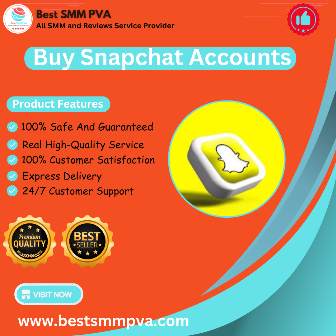 Buy Snapchat Accounts - Best Smm Pva