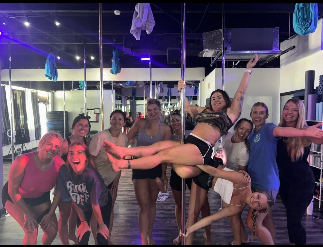 Why Are Pole Dancing Classes Popular for Bachelorette Parties? | by Poledanceandfitness | Oct, 2024 | Medium