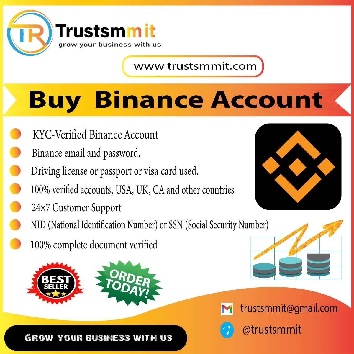 Buy verified Binance account - 100% Safe Crypto Accounts