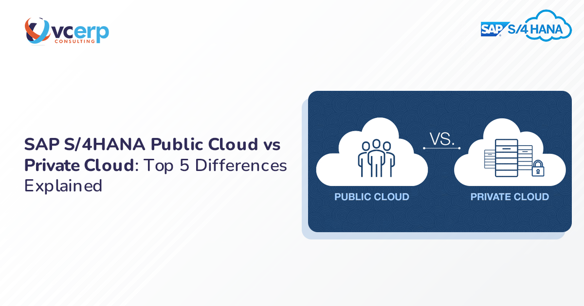 SAP S/4HANA Public Cloud Vs SAP S/4HANA Private Cloud