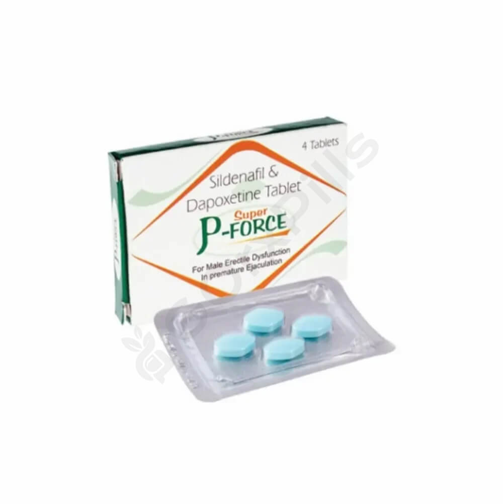 Buy Super p force (Sildenafil + Dapoxetine) | Work & Reviews [20% Off]