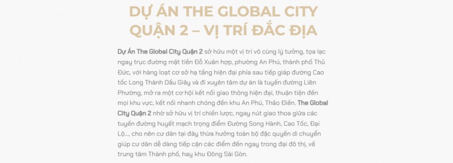 The Global City Quận 2 Cover Image