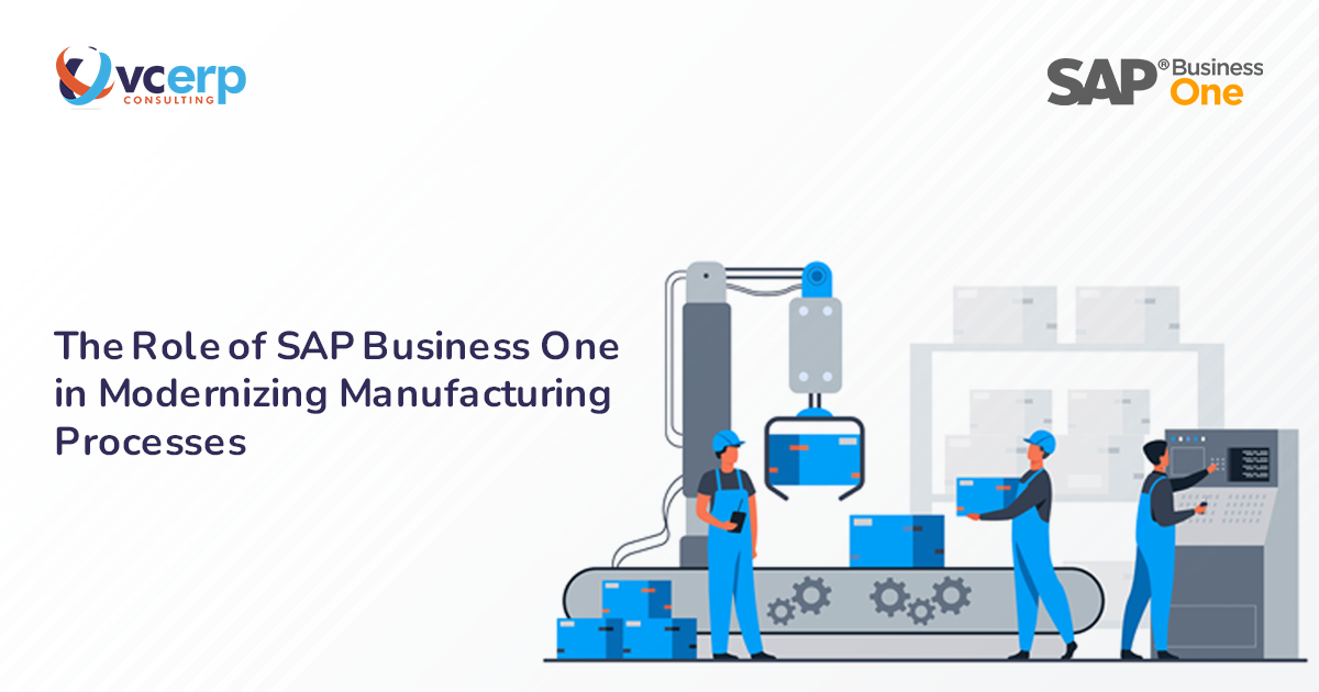 SAP Business One Kisumu for Modernizing Manufacturing