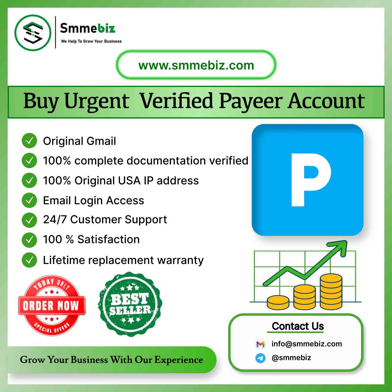 Buy Fully Verified Paypal account - Smme Biz