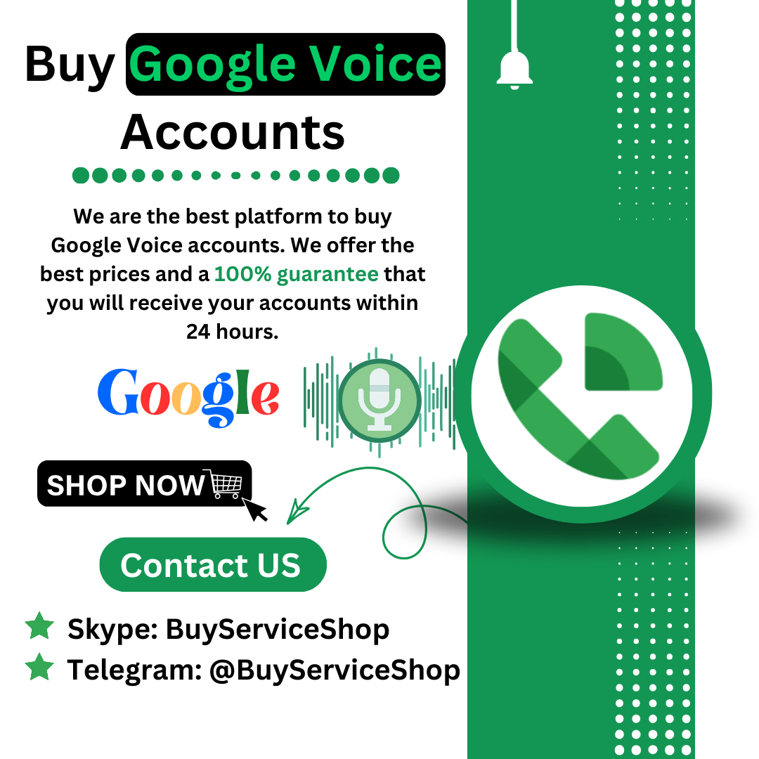 Buy Google Voice Accounts- 100% Safe & Verified USA Number