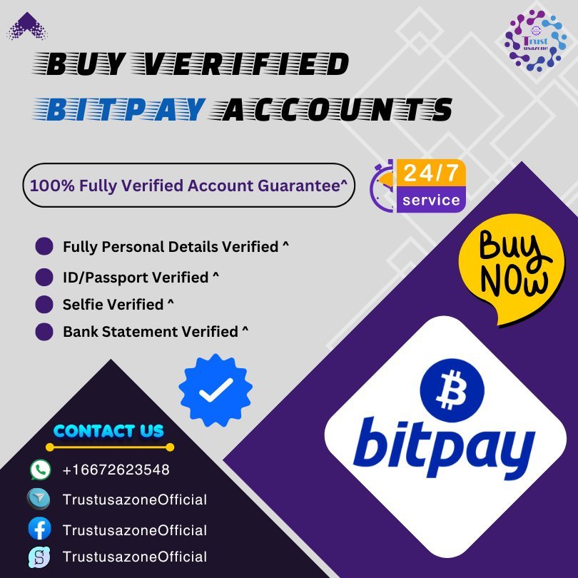 Buy Verified Bitpay Accounts | 100% Safe Gateway Account