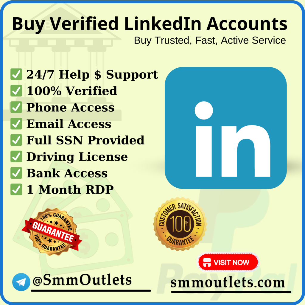 Buy Verified LinkedIn Accounts - SmmOutlets