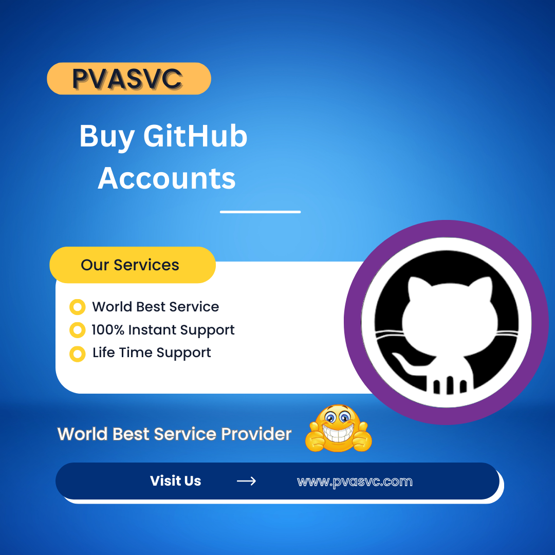 Buy GitHub Accounts - PVA SVC