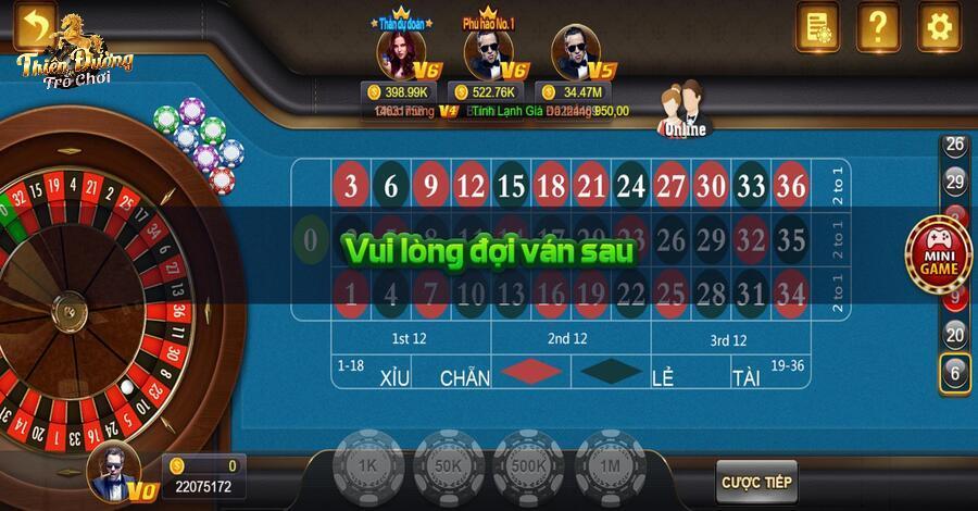 Roulette - Vòng Quay Liên Tục Nhận Thưởng Khủng Tại TDTC