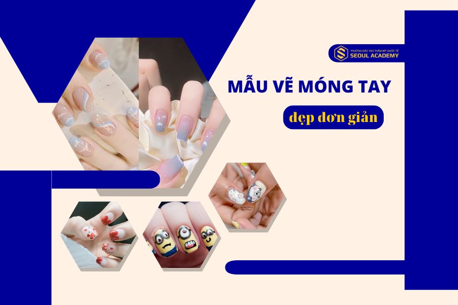 Tổng hợp 1000+ mẫu vẽ móng tay đẹp đơn giản hot trend 2025