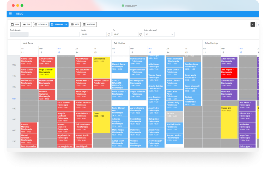 Software for Physiotherapy Clinics